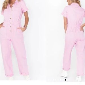 WORN ONCE Mumu denim jumpsuit